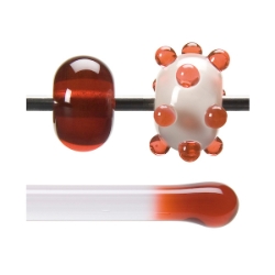 Sunset Coral Transparent, Rod, 5 mm, Fusible 
