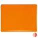 Tangerine Orange Opalescent, Thin-rolled, 2 mm, Fusible, 17 x 20 in., Half Sheet - 000025-0050-F-HALF
