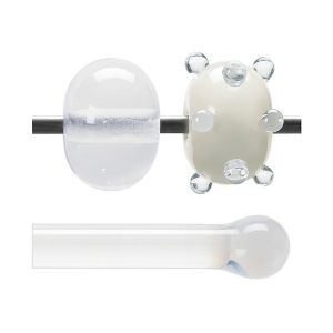 Translucent White Translucent, Rod, 5 mm, Fusible 