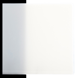 Warm White Opalescent, Thin-rolled, 2 mm, Fusible, 17 x 20 in., Half Sheet 