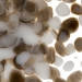 White, Dark Brown 2-Color Mix, Frit, Fusible - 002109-0001-F-P001
