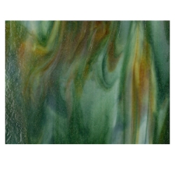 White, Deep Forest Grn, Caramel, Dbl-rolled 