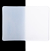 White Opalescent, Thin-rolled, 2 mm, Fusible, 17 x 20 in., Half Sheet - 000113-0050-F-HALF