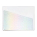 White Opalescent, Thin-rolled, Iridescent, rainbow, 2 mm, Fusible, 17 x 20 in., Half Sheet - 000113-0051-F-HALF